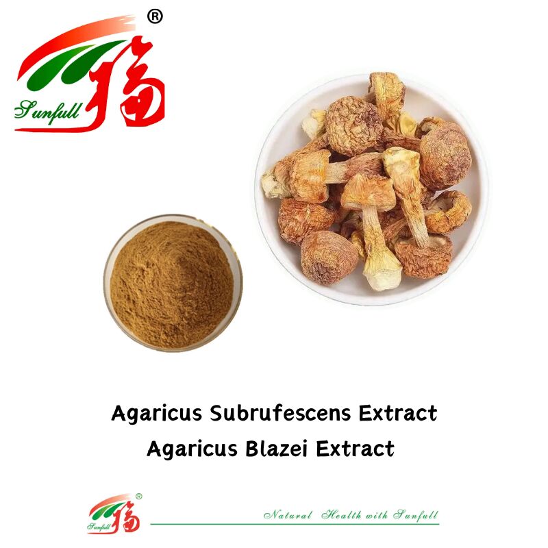 Hunan Sunfull voedingssupplementen Agaricus Subrufescens/Hericium Erinaceus/Antrodia/Cordyceps Sinensis/Coriolus Versicolor/Paddestoelextractpoeder