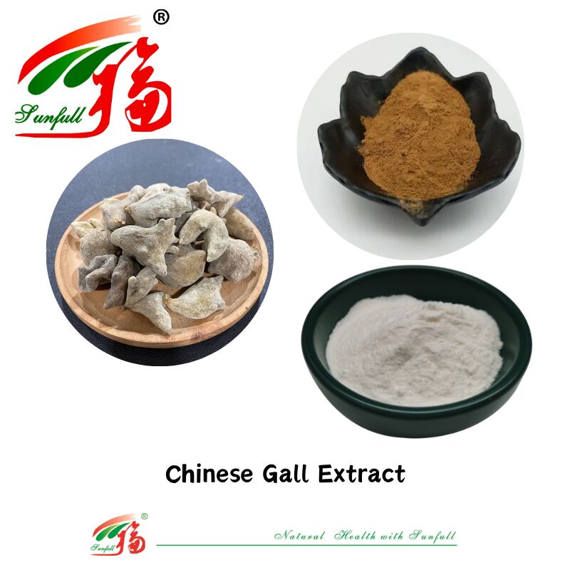 ISO 22000/Kosher/Halal Chinese traditionele medische directe toevoer Natuurlijke 40%-90% Ellaginezuur 99% Galliczuur poeder Chinese gal extract