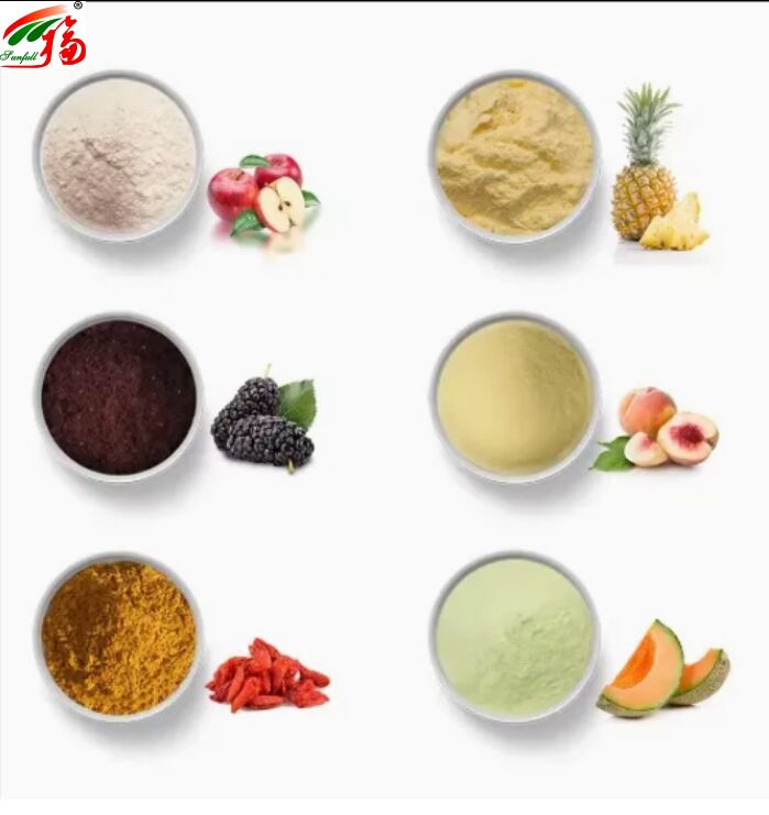 Fruit Ingrediënten Gezondheid Voedsel Hoogwaardige goede smaak en wateroplosbaarheid Dranken Vriesgedroogd poeder Verscheidene fruitpoeders