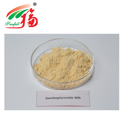 Natuurlijk Groot Leaved de Gentiaanuittreksel CAS 20831-76-9 van 80% Gentiopicroside