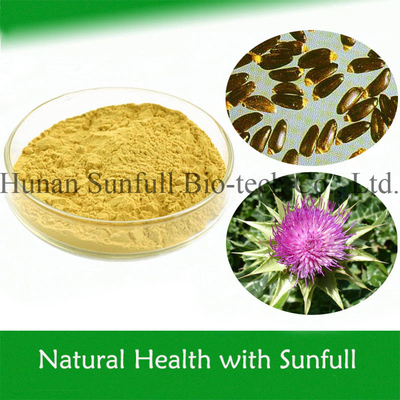 100% natuurlijk melkdistel extract voor de gezondheid van de lever 80% silymarines 30% silybines